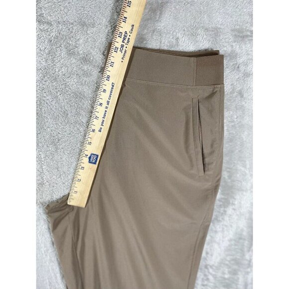 Athleta Ankle Pants Women's Size 12 Beige Pockets Joggers - Picture 6 of 14
